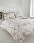 SUPER KINGSIZE duvet set vintage home bedding quilt cover pillow cases CLEARANCE