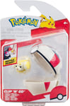 Pokemon Clip 'N' Go - Fidough And Timer Ball