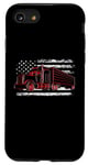 Coque pour iPhone SE (2020) / 7 / 8 Drapeau américain semi-conducteur 18 roues camionneur patriotique