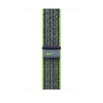 Apple 45mm Bright Green/Blue Nike Sport Loop