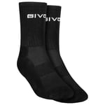 Givova Men's Sport Socks, Black, MONSIEUR UK