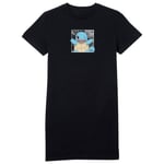 Pokémon Pokédex Squirtle #0007 Women's T-Shirt Dress - Black - M