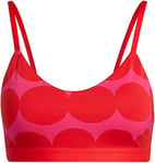 adidas H16921 AM MARIMEKKO Sports Bra Women's Team Real Magenta/Print S