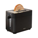 Haier Toaster, I-Master Series 5, 2 Slices with Extra Large Slots, 7 Toasting Levels, Stainless Steel, On App, Black [HTO5A3]