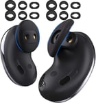 Embouts D'Oreille De Pour Samsung Galaxy Buds Live [Fit In The Case] 6 Paires Anti-Dérapants Écouteurs En Silicone Wing Tips Accessoires Compatibles Avec Samsung Buds Live (Noir)[QUE073221]