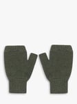 Celtic & Co. Lambswool Moss Stitch Fingerless Gloves