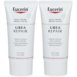 Eucerin UreaRepair Crème Visage 5% d'Urée Peau Sèche 50ml 2x50 ml