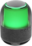 MS-Flow, Haut-Parleur Portable Bluetooth 15W, Éclairage Orbilight RGB 360°, Son Puissant avec Driver DeepBass 57mm, Haut-Parleur Gaming Compact avec Bluetooth 5.3 et MicroSD, Noir