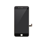 iPhone 8 Plus Skärm LCD Display Glas - Livstidsgaranti - Svart