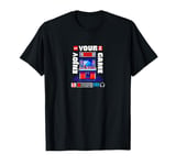 Retro Arcade Machine, Pixel, Gamer, Gamer, Nerd, Geek T-Shirt