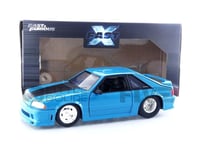 JADA TOYS 1/24 - FORD MUSTANG GT FAST &AMP; FURIOUS X - 1989 34922BL