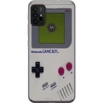 Motorola Moto G30 Genomskinligt Skal Game Boy