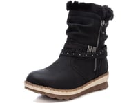 REFRESH Femme 170416 Botte Tendance, Noir, 36 EU