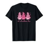 Oh Christmas Tree Pink Holiday, Pink Christmas Tree T-Shirt