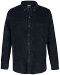 Urban Classics Corduroy Shirt Longsleeve black