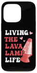 Coque pour iPhone 13 Pro Lampe à lave Life Collector années 70 hippie vintage