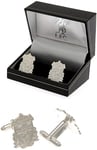 LIVERPOOL FC SILVER PLATED CREST - MENS SHIRT EXECUTIVE SHIRT CUFFLINKS LFC