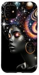 Coque pour iPhone 11 Femme noire Love Joy Excellence Pride Black History