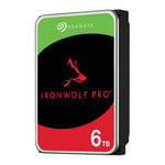 6TB Seagate IronWolf Pro ST6000NT001 NAS Hard Drive, 3.5" HDD, SATA III 6Gb/s, 7