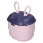 (Purple)Milk Powder Dispenser Portable Safe Cute Milk Powder Box With Spoon For