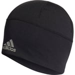 adidas AeroReady Fitted Running Beanie Black Reflective Run Moisture Wicking Hat