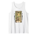 The Hanged Man Frog Tarot Style Graphic, Cool Novelty Frog Tank Top