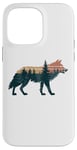 Coque pour iPhone 14 Pro Max Loup Randonnée Chasse Plein Air Camping Forêt Homme Femme Loup