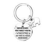 Ghloyza Inspirational Gifts For Friends Sisters Women Inspirational Keyring Sometimes You Forget You Are Awesome So This Is Your Reminder