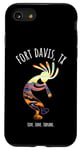 Coque pour iPhone SE (2020) / 7 / 8 Fort Davis Texas USA Motif Kokopelli dansant