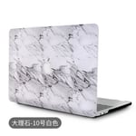 Adapté pour ordinateur portable air13 housse de protection ordinateur Apple 14 pouces Apple notebook coque de protection case-marbre LH535-No.10 blanc-creux 2023Air15 (A2941)