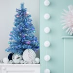 Home Argos 3ft Fibre Optic Small Christmas Tree - Blue