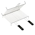 Grille De Barbecue Cook'in Garden À Pied Double 1 Poignée 60x40cm