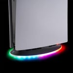 Subsonic - Support PS5 pour PS5 et PS5 Slim, Ventilateur de Refroidissement à 2 Vitesses, Stand pour PS5 à LED RGB avec 1 Port USB supplémentaire