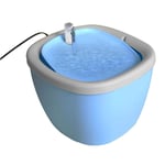 QWER Distributeur d'eau Automatique pour Animaux de Compagnie, Distributeur d'eau Intelligent à Cycle Silencieux de Type Fontaine Cycle Santé Chien Chat Universel 1.5L Petite capacité