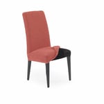 SOFASKINS® Lot de 2 Housses de chaises de Salle à Manger Super élastiques, Design Exclusif, Respirantes et durables, Housses de chaises avec Dossier, faciles à Installer, 40-60 cm, Couleur Corail