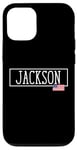 iPhone 12/12 Pro Jackson City USA Flag State Travel US America Women Men Case