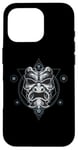 iPhone 16 Pro Oni Mask Japanese Devil Yokai Demon Sacred Geometry Graphic Case