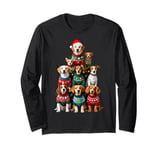 Christmas Dog Tree Xmas Ugly Jumper Long Sleeve T-Shirt