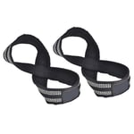 (S)1 Pair Figure 8 Weight Lifting Straps Dead Lift Wrist Strap For Pull Ups AS