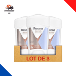 Rexona Déodorant Stick Anti-Transpirant Clean Scent Propre 96H 45Ml - Lot De 3