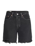 LEVI´S Women 501 Mid Thigh Short Lunar Blac Svart