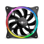 Spirit Of Gamer Ventilateur de boitier AirForce Circle RGB - 12cm (Noir) - Neuf