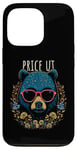 Coque pour iPhone 13 Pro Price Utah Ours portant des lunettes de soleil et des fleurs