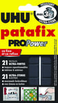 Set 21 Pastilles Adhésives Prédécoupées UHU Patafix Propower Pâte à Fixer