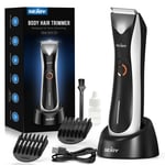 Sejoy Tondeuse Corps Homme Électrique, Tondeuse Parties Intimes Avec Lumière Led, Tondeuse Multi-Usage Rechargeable Étanche, Lame En Céramique, Sécurité Et Précision