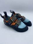 BOREAL Diablo Climbing Shoes, Blue & Orange Size Uk 7.5