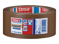 Pakketape Tesa 4100, Pvc, 50 Mm X 66 M, Brun, Pakke Med 6 Ruller