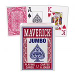 Maverick Jumbo Index playing cards (Red)