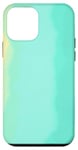 Coque pour iPhone 12 mini Turquoise Vibes Tranquil Ocean Abstrait Aquarelle Mode