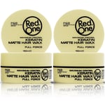 RedOne Keratin Matte Hair Wax Full Force P&B Series | Maximum Control 150ml 2PCS